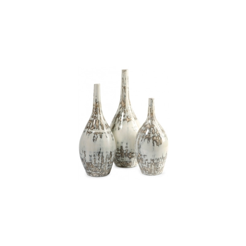 Hampton Mexican Pottery Vases Set Of 3 By Imax 84621 3